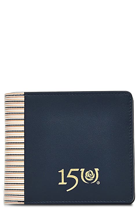 Kentucky Derby Leather Medium Bifold Wallet