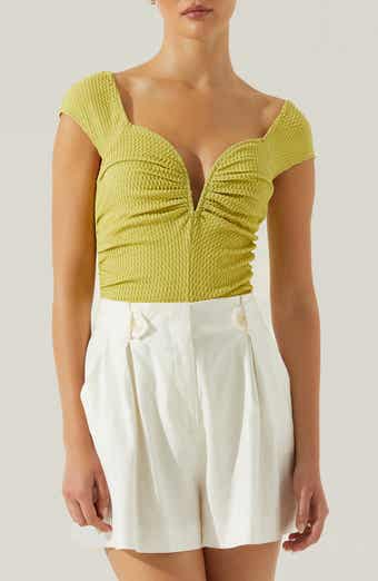 ASTR the Label Ninette Textured Bodysuit