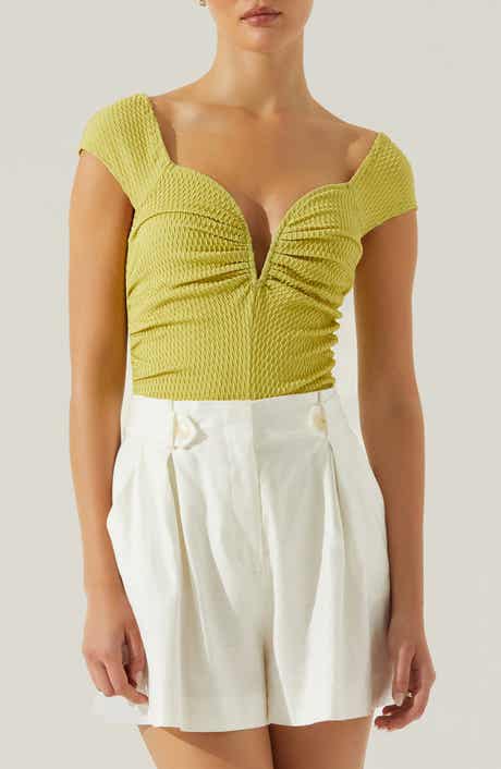 ASTR the Label Ninette Textured Bodysuit