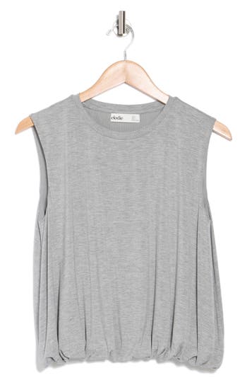 Elodie Sleeveless Bubble Hem Top