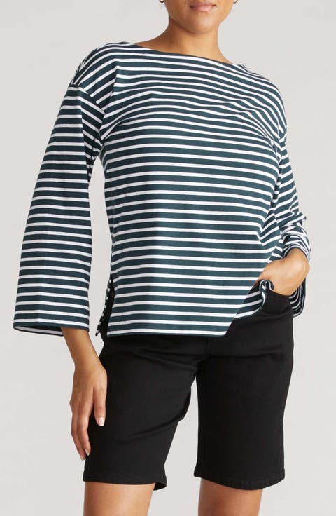 Montauk Breton Stripe Top (Plus)