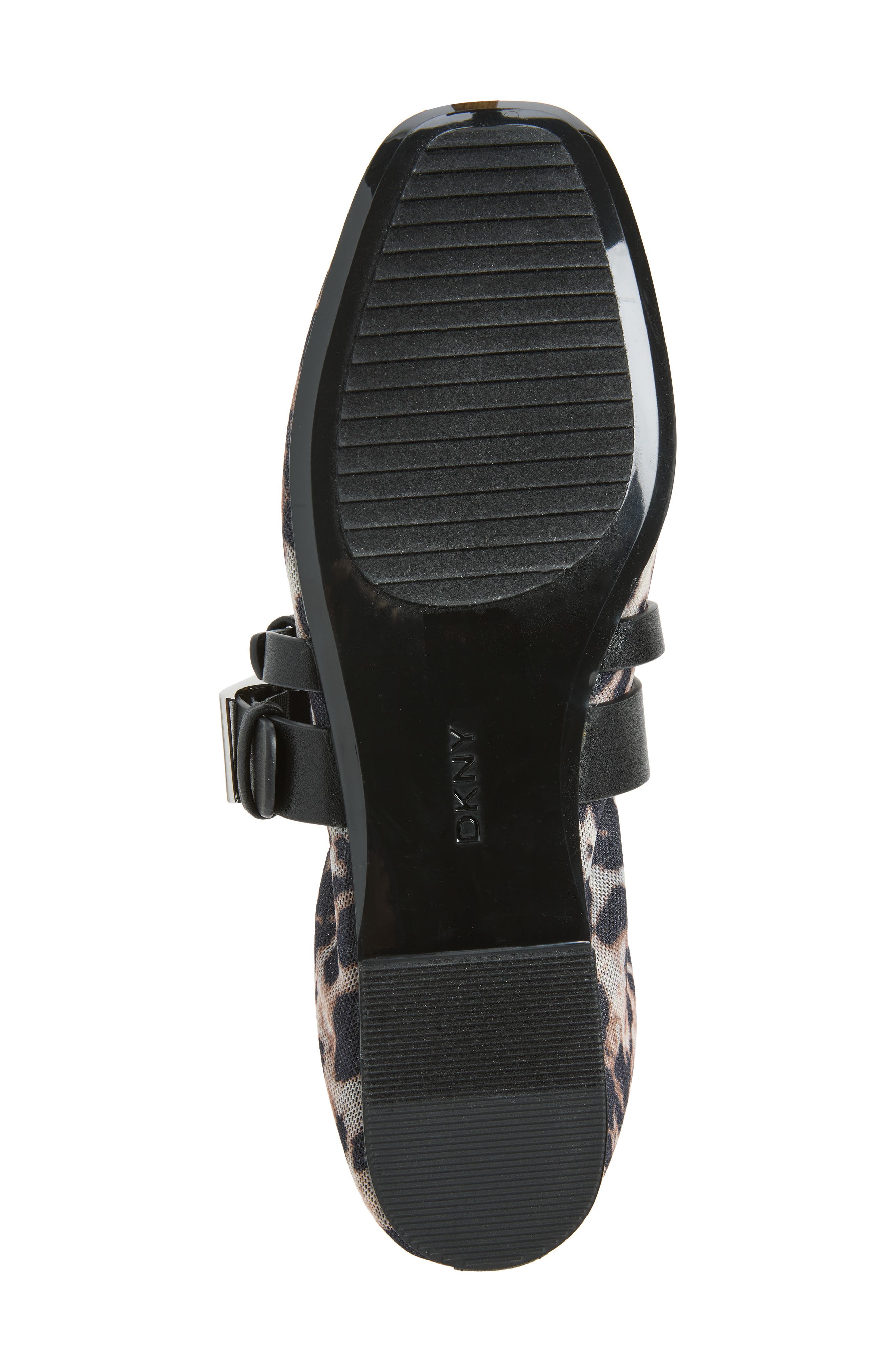 Dade Buckle Strap Mesh Ballet Flat, Alternate, color, NATURAL/ BLACK