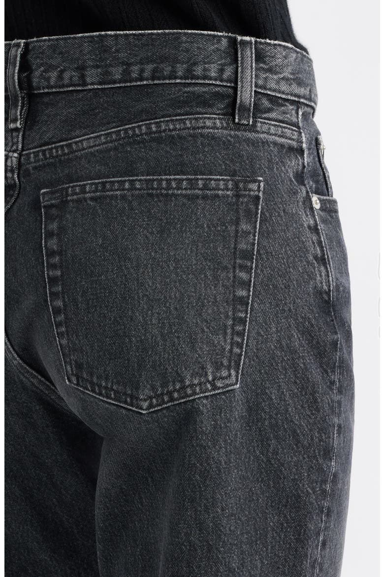 The Hang High Waist Ankle Straight Leg Jeans, Alternate, color, FRACTAL