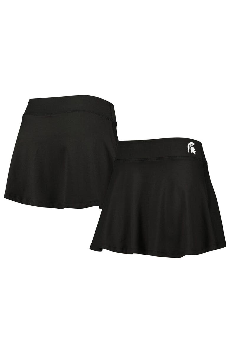 ZOOZATZ Women's ZooZatz Black Michigan State Spartans Flowy Skort, Main, color, Black