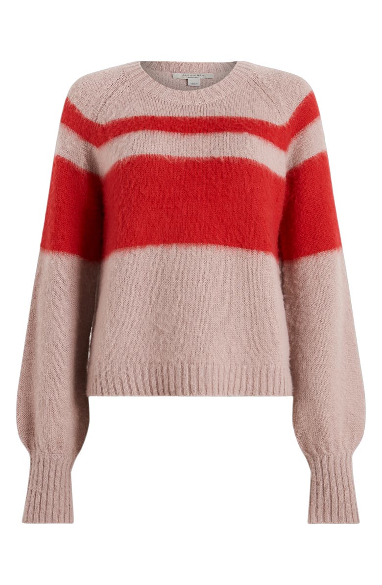 AllSaints Lana Stripe Jumper Sweater, Alternate, color, 