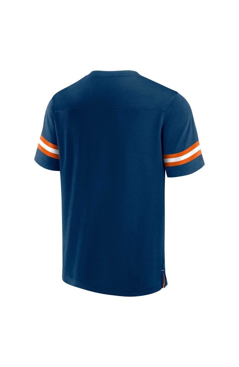 FANATICS Men's Fanatics Branded  Navy Chicago Bears Jersey Tackle V-Neck T-Shirt, Alternate, color, Navy