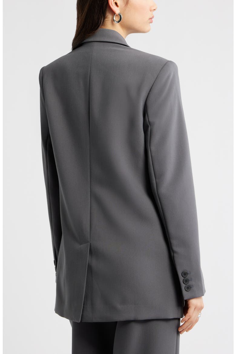 Icon Twill Relaxed Blazer, Alternate, color, GREY MAGNET