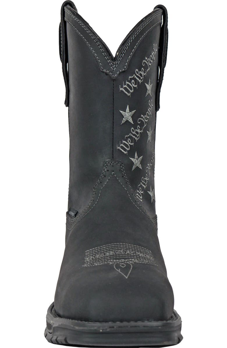 Hoss Boot Company HOSS We The People Western Composite Toe Work Boot, Alternate, color, Black