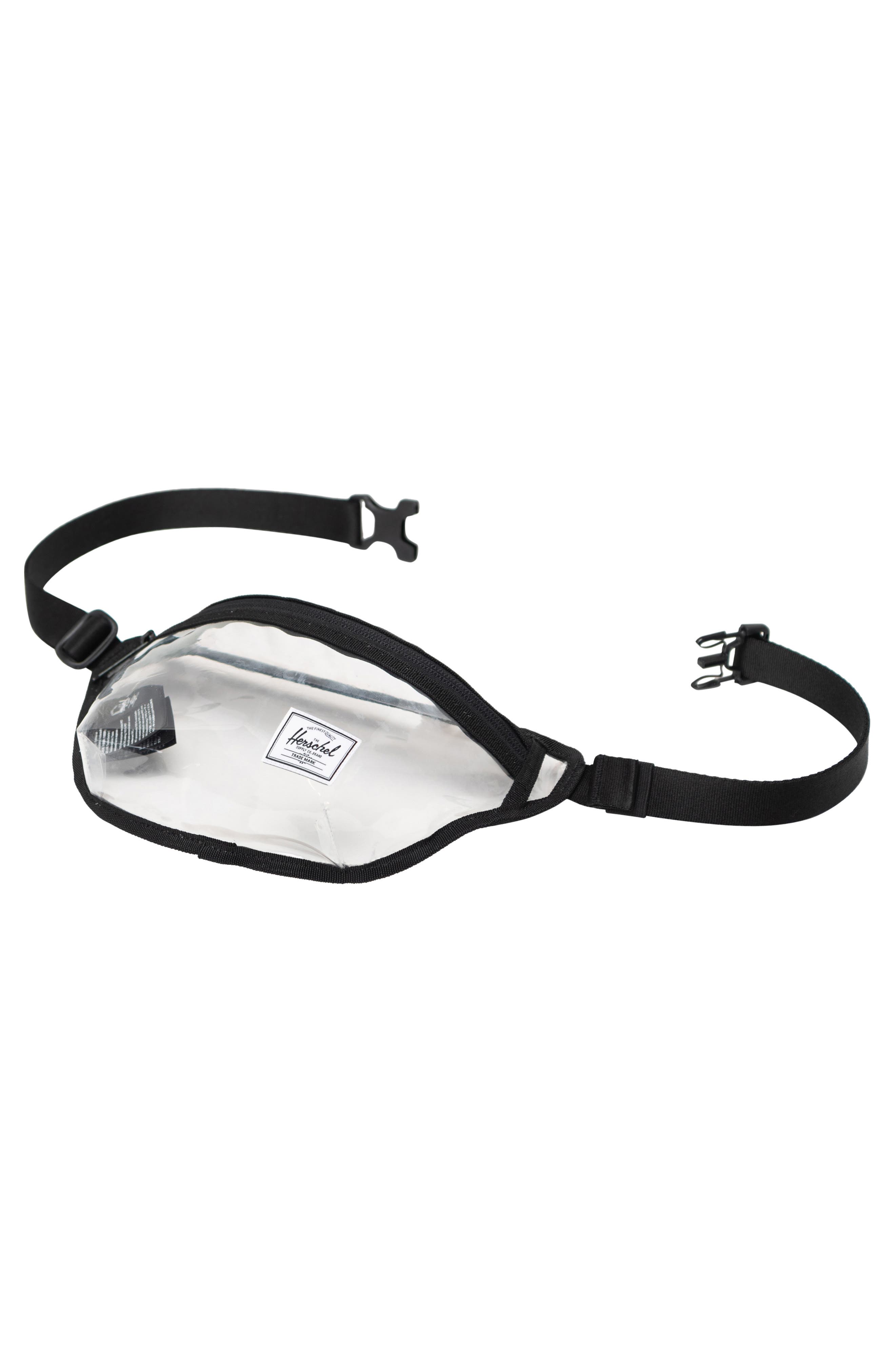Herschel Supply Co. Classic Clear Belt Bag, Alternate, color, Black