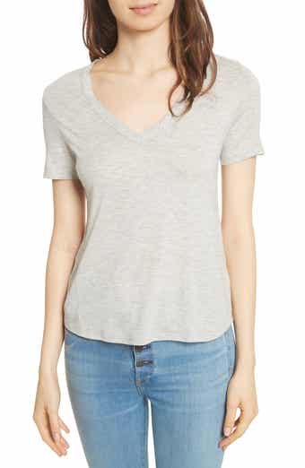 Veronica Beard Cindy V-Neck T-Shirt