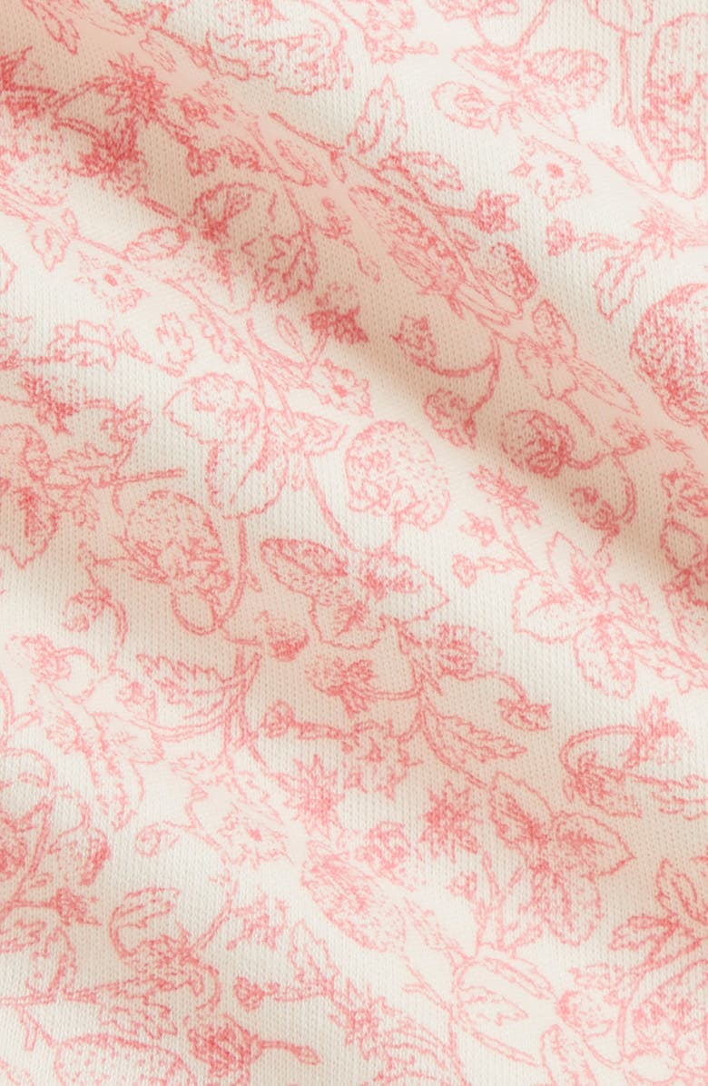 Ralph Lauren Strawberry Print Dress & Bloomers Set, Alternate, color, Strawberry Garden