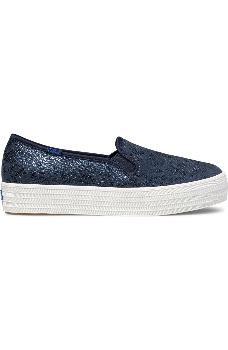 Keds<sup>®</sup> Triple Decker Slip-On Platform Sneaker, Alternate, color,