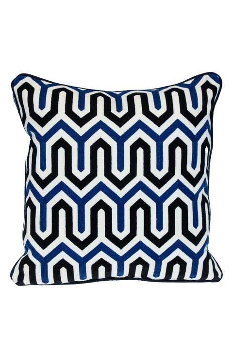 Machu Embroidered Throw Pillow