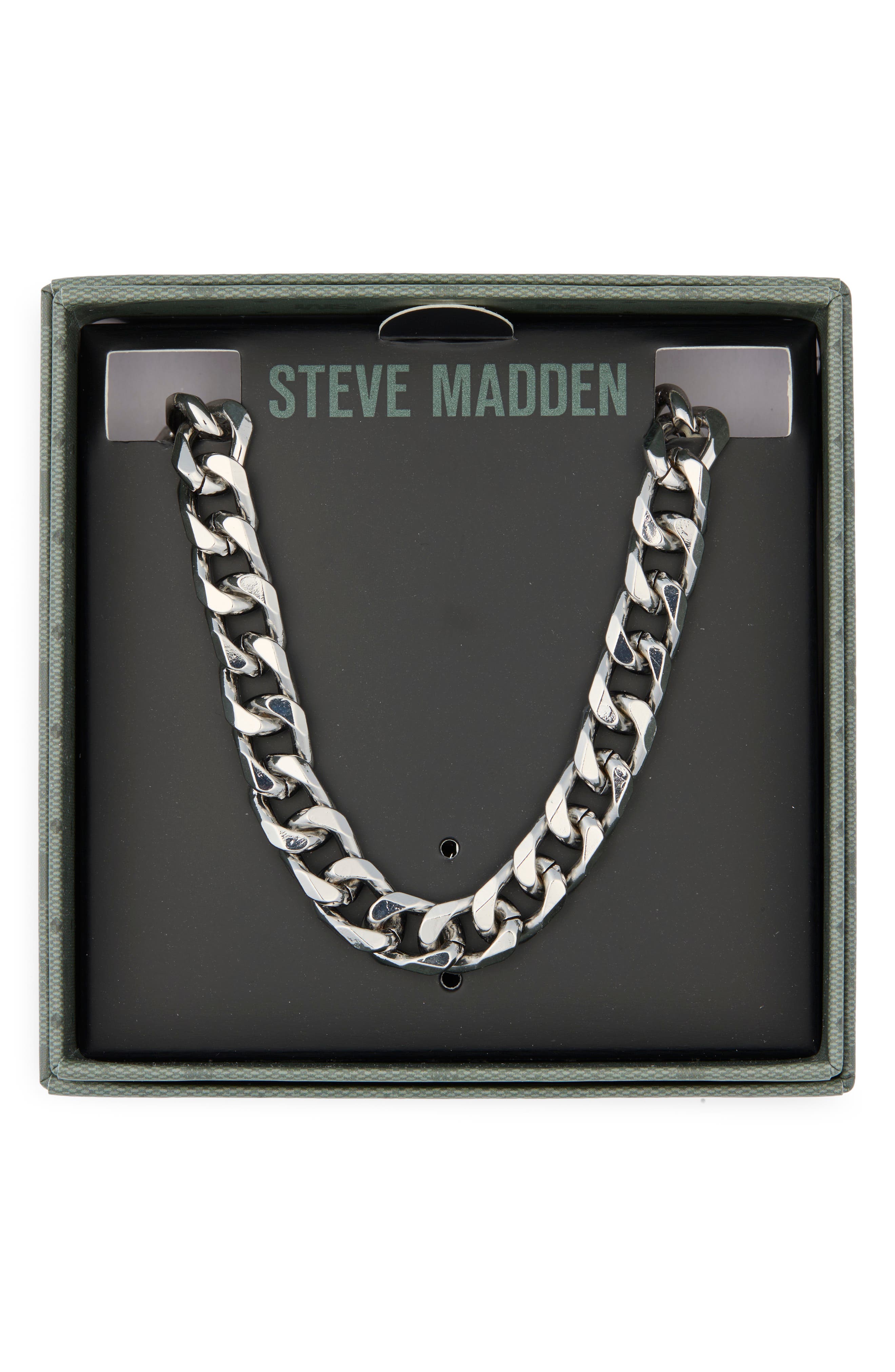 Steve Madden Small Curb Chain Necklace