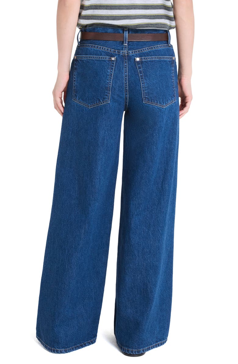 TWP Tiny Dancer Wide Leg Nonstretch Jeans, Alternate, color, Dark Stone