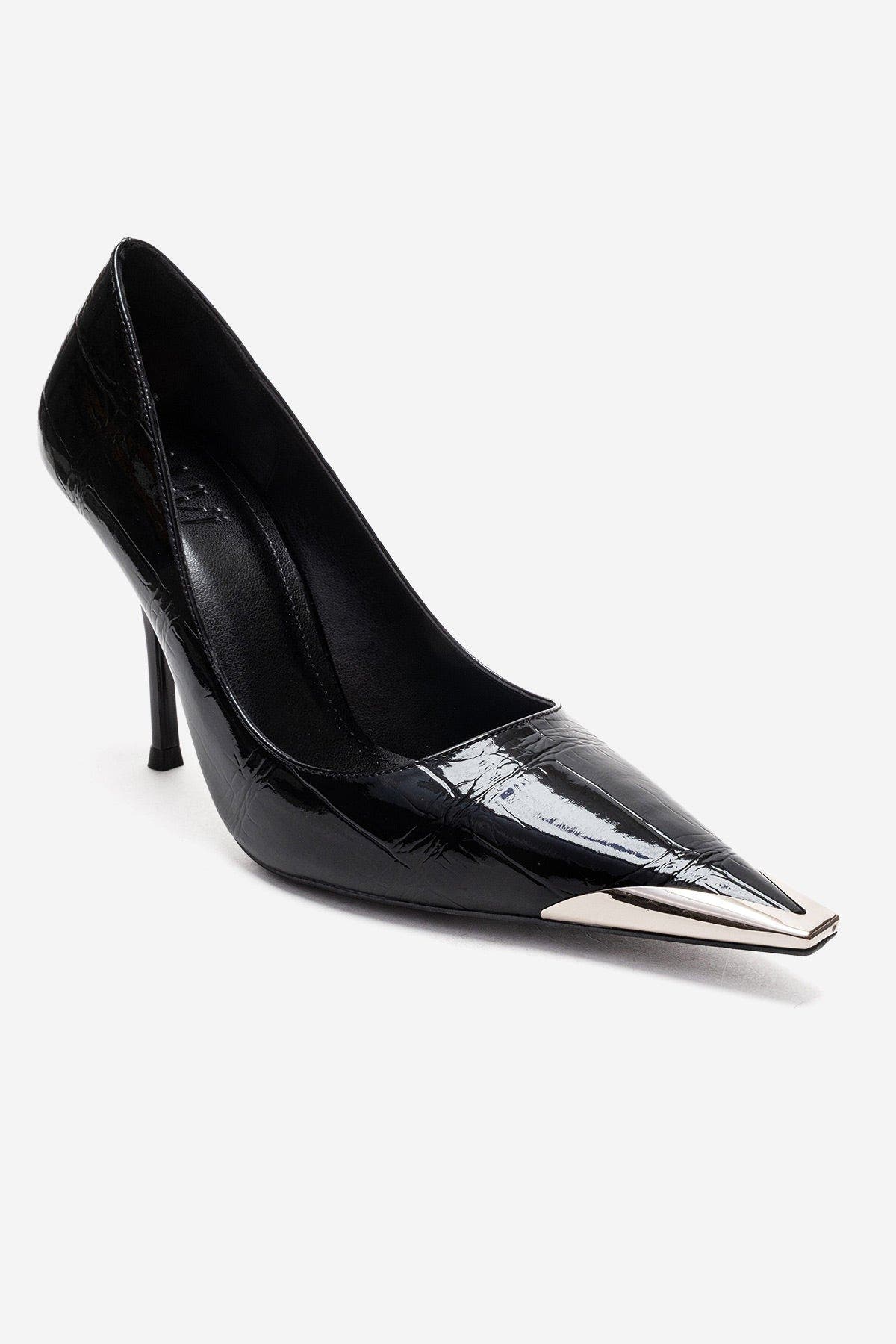 Alvena Stiletto Pump, Alternate, color, Black Print