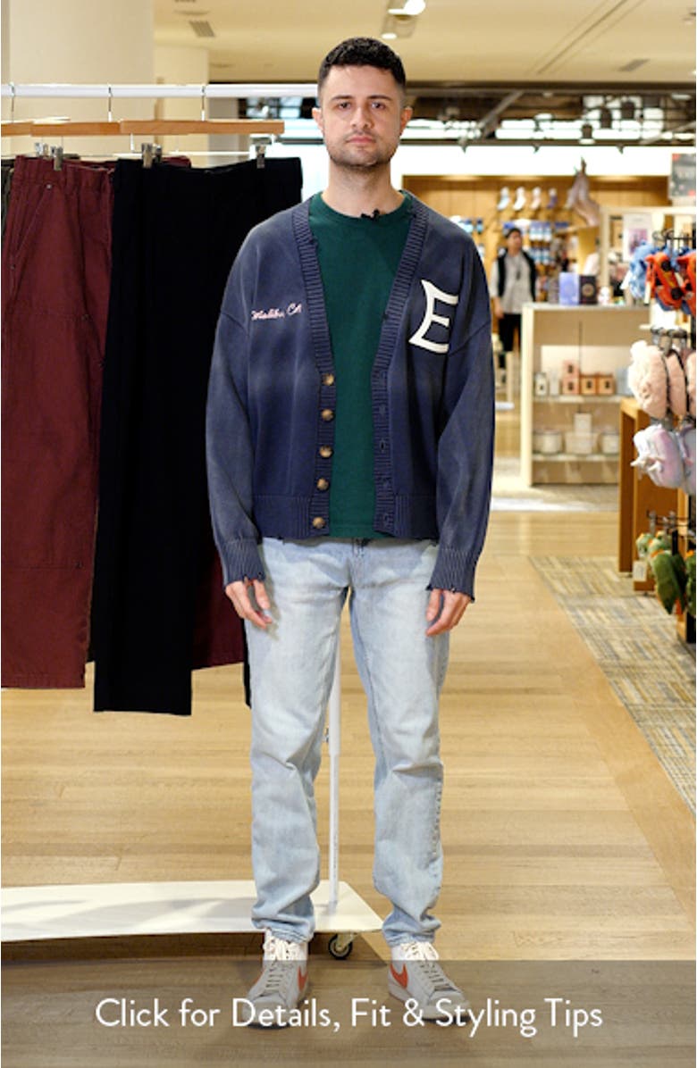 4th Year Distressed Cardigan, sales video thumbnail