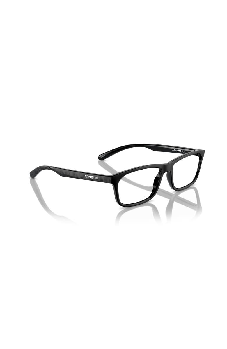 ARNETTE 52mm Rectangle optical glasses, Alternate, color, Black
