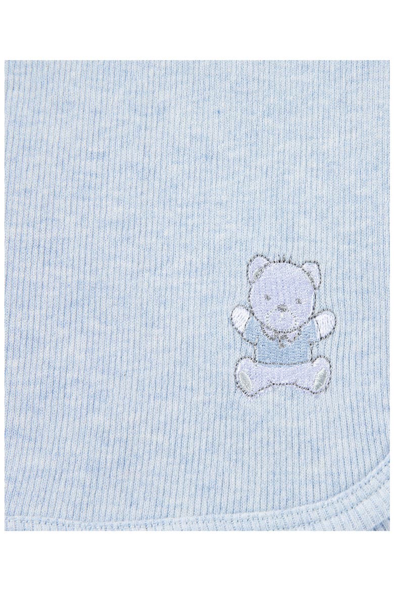 Blue Bear Embroidered Baby Blanket (Nordstrom Exclusive), Alternate, color, BLUE