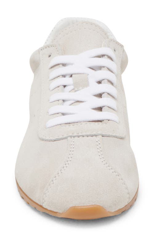 Dolce Vita Serina Sneakers Ivory Suede In Gray
