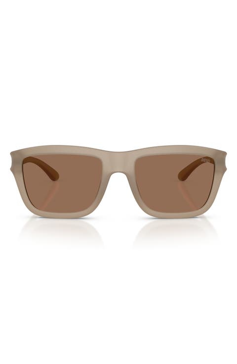 55mm Gradient Square Sunglasses