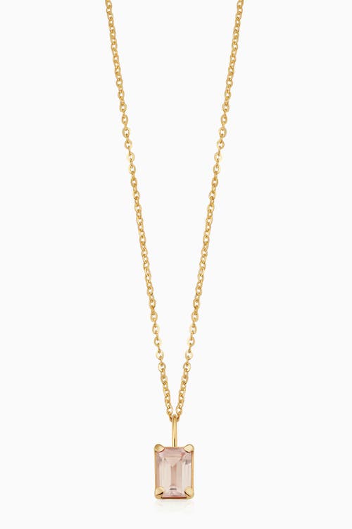 Oradina 14k Gold Date Me Birthstone Pendant Necklace In Iolite - September