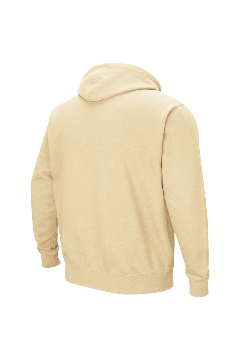 Men's Colosseum Gold Boston College Eagles Arch and Logo Pullover Hoodie, Alternate, color, Gold