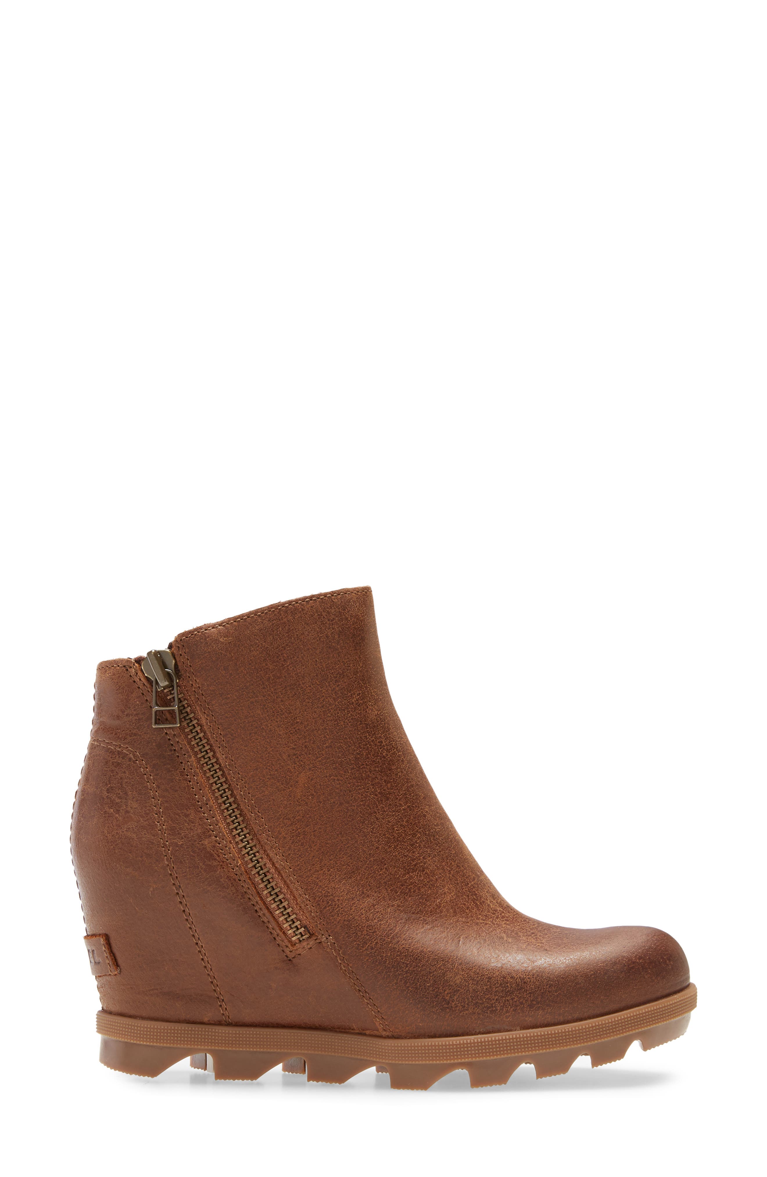 Joan of Arctic II Waterproof Wedge Boot, Alternate, color, VELVET TAN LEATHER
