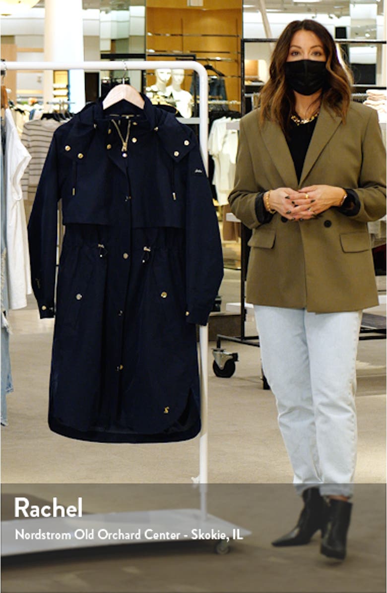 Helmsley Longline Hooded Waterproof Raincoat, sales video thumbnail