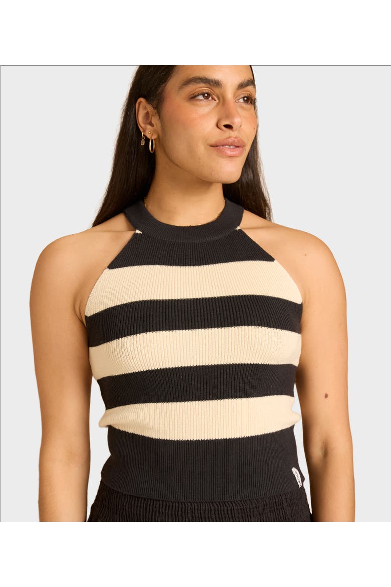 Cindy Sweater Tank, Main, color, Black/Pearl