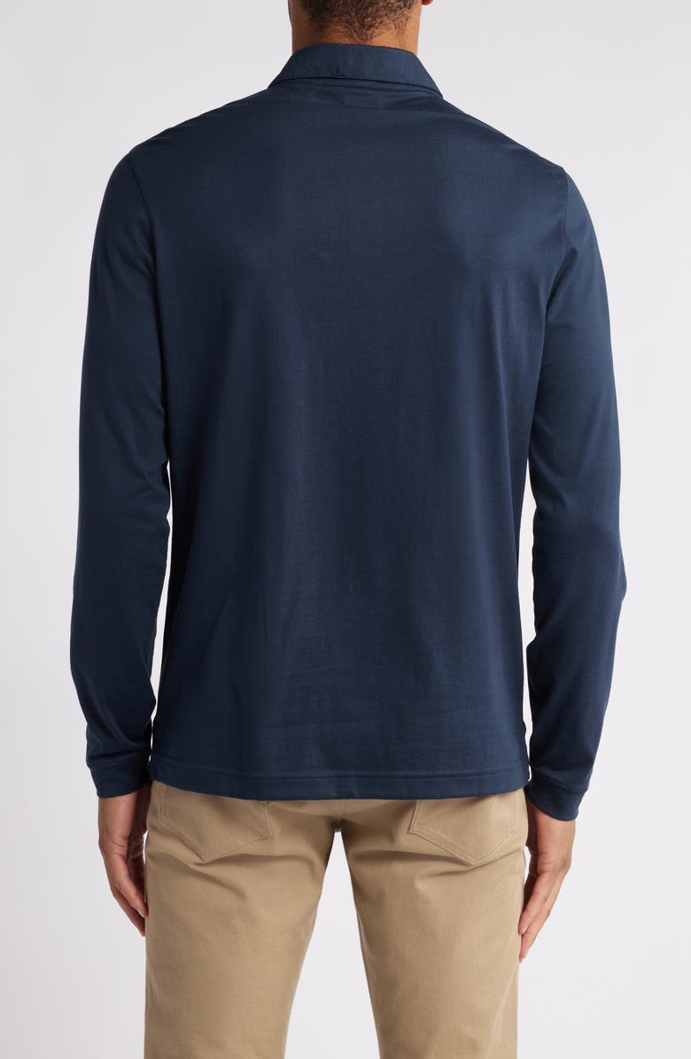 Scott Barber Long Sleeve Pima Cotton Jersey Polo, Alternate, color, 
