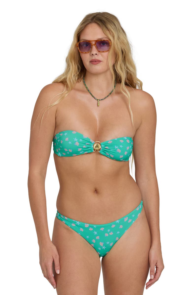 Billabong Ship Wrecked Tanga Bikini Bottoms, Alternate, color, Green Tropics