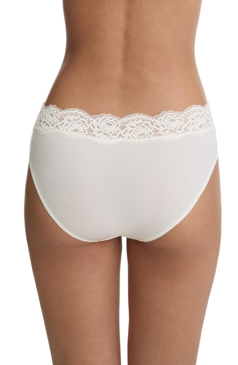 Skarlett Blue Divine Lace Trim Hipster, Alternate, color, Whipped Cream