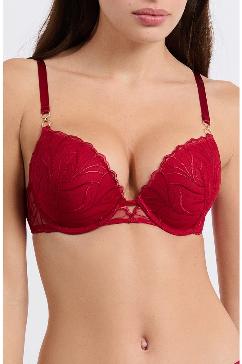 Envolee N°9 Underwire Bra, Main, color, RED