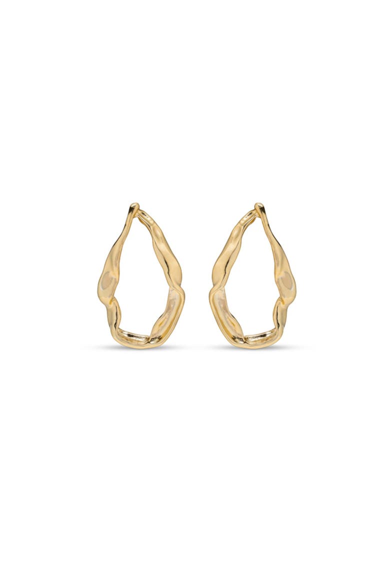Maxi Link Earrings, Main, color, Gold