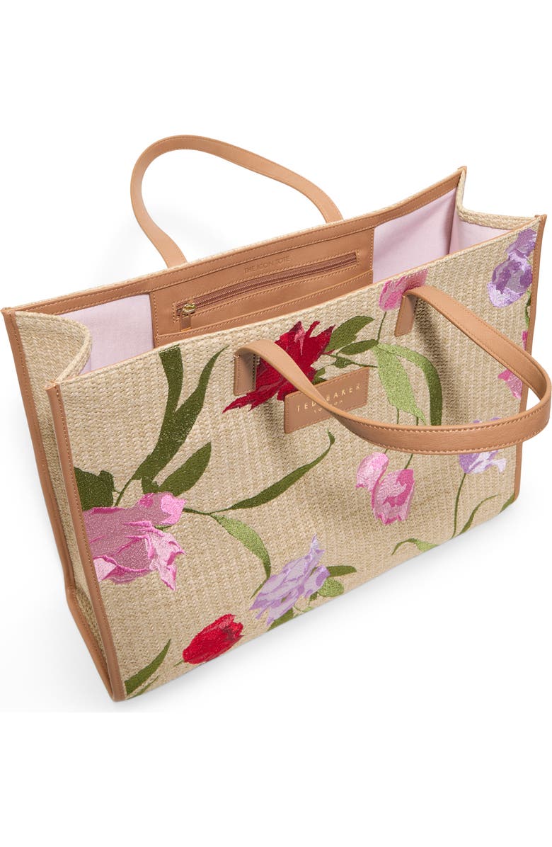 Ted Baker Palmer Tote, Alternate, color, Red Multi