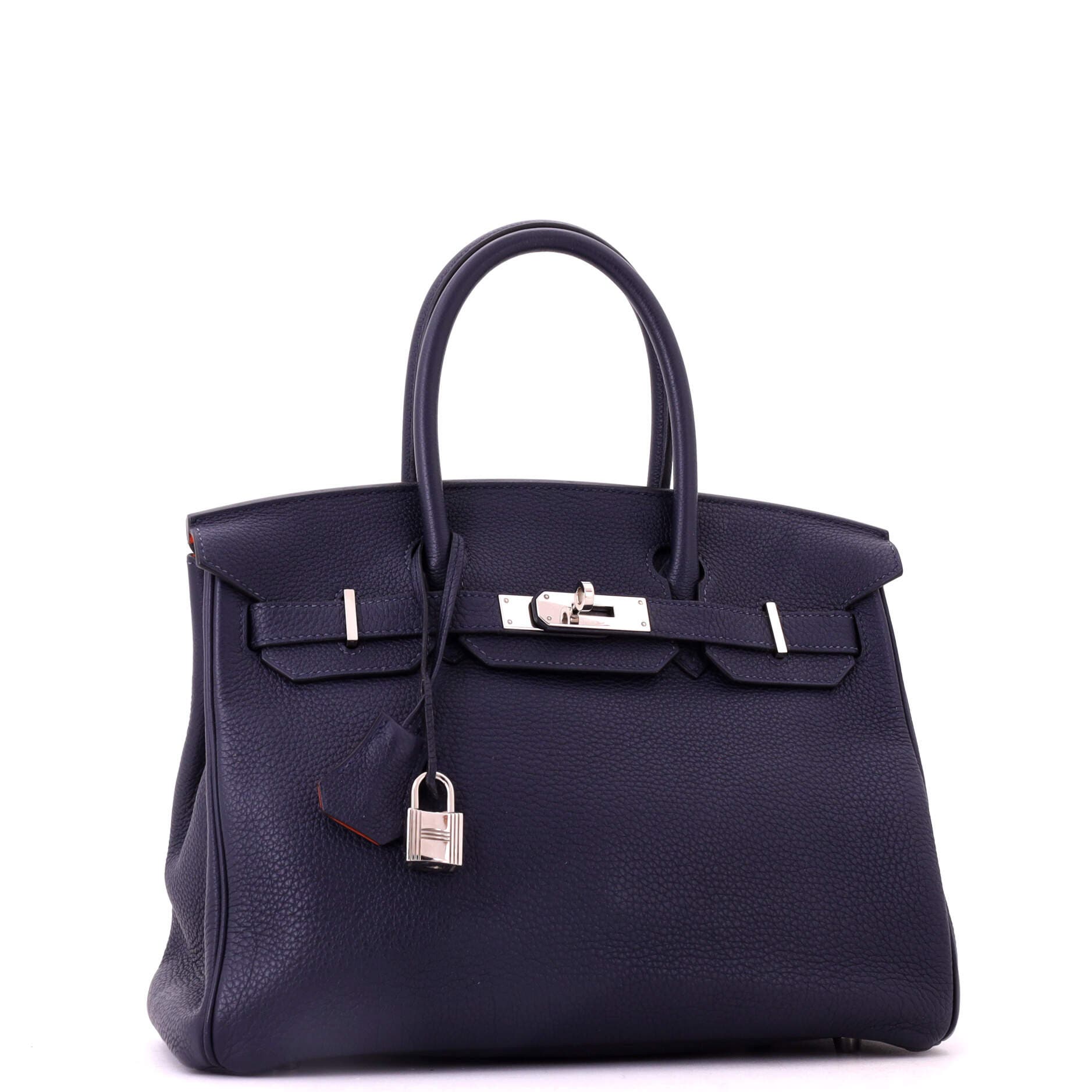 81034712 Birkin Handbag Verso Togo with Palladium Hardware 30, Alternate, color, 