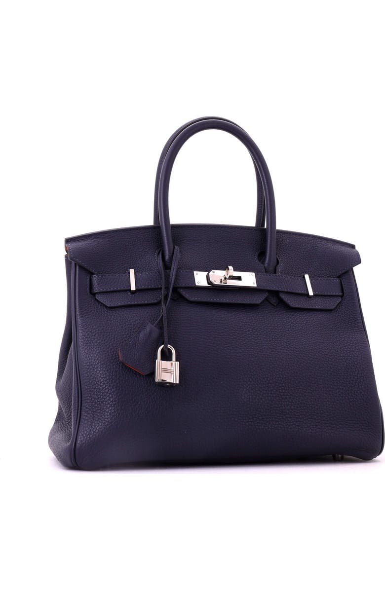 81034712 Birkin Handbag Verso Togo with Palladium Hardware 30, Alternate, color,