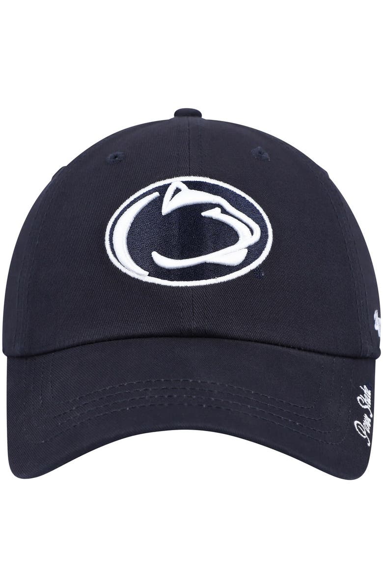 '47 Women's '47 Navy Penn State Nittany Lions Miata Clean Up Logo Adjustable Hat, Alternate, color,