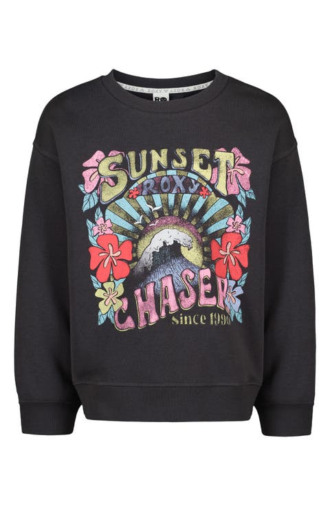 Kids' Sunny Crew Graphic Sweatshirt
