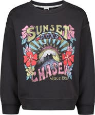 Roxy Kids' Sunny Crew Graphic Sweatshirt