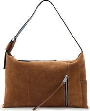 AllSaints Medium Alba Suede Shoulder Bag