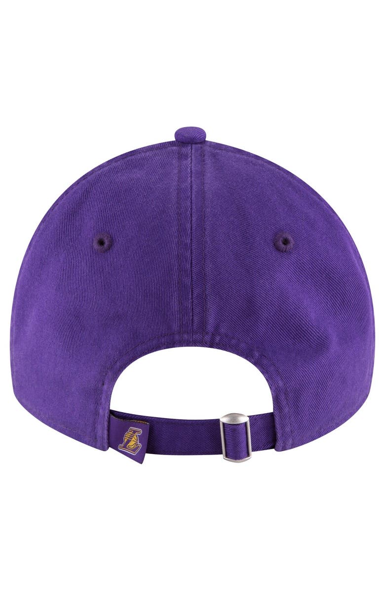 New Era Men's New Era Purple Los Angeles Lakers Team 2.0 9TWENTY Adjustable Hat, Alternate, color, Purple