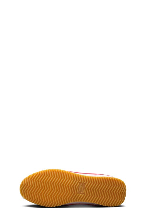 Nike Cortez Sneaker In Sail/gum Yellow/red