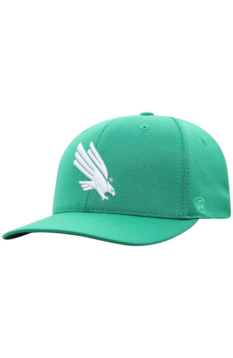 TOP OF THE WORLD Men's Top of the World Kelly Green North Texas Mean Green Reflex Flex Hat, Alternate, color, Kelly Green
