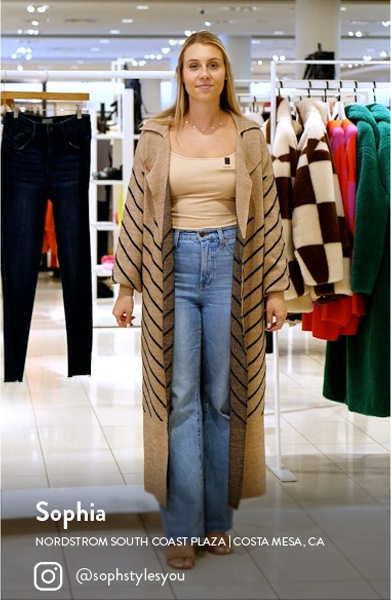 Stripe Jacquard Duster, sales video thumbnail