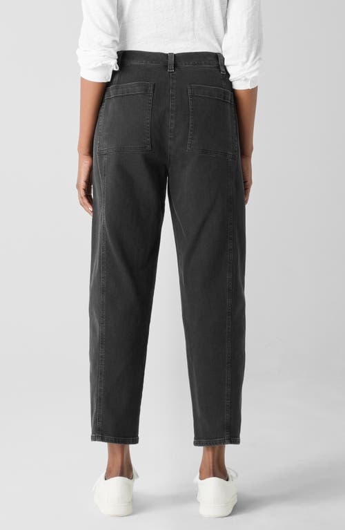 Eileen Fisher Ankle Lantern Jeans In Black