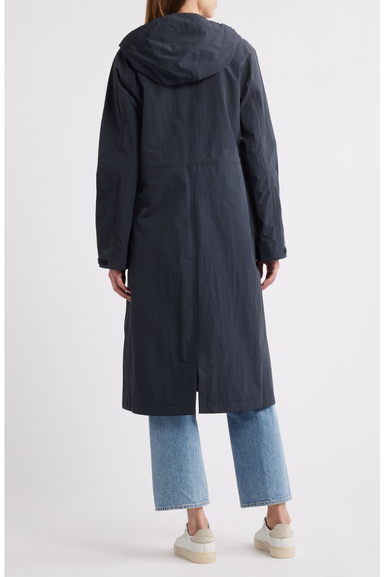 Rainvision Waterproof Hooded Long Raincoat, Alternate, color, DARK INDIGO