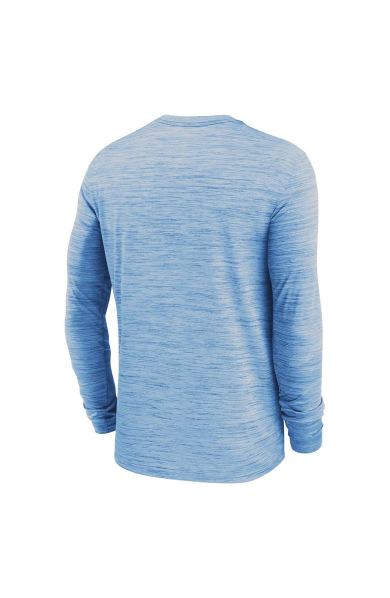 Jordan Brand Men's Jordan Brand Carolina Blue North Carolina Tar Heels 2025 Sideline Velocity Performance Long Sleeve T-Shirt, Alternate, color,