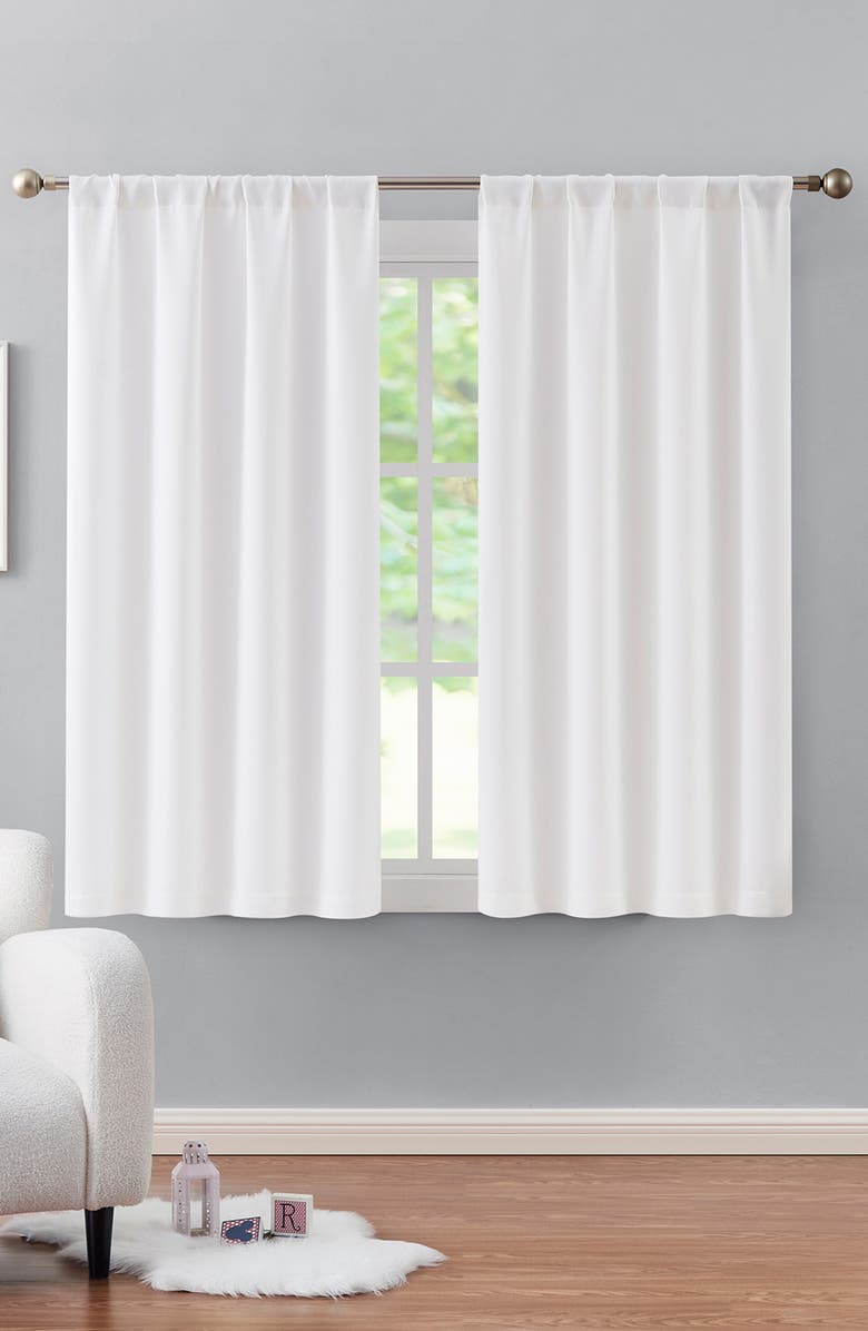 VCNY HOME Ethan Blackout Set of 4 Curtain Panels, Alternate, color, 